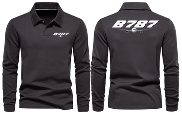 BOEING 787 LONG SLEEVE POLO